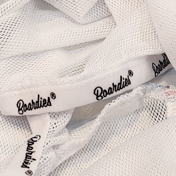 Boardies Men’s Swim Shorts Trunks Striped Blue White Size Medium - Picture 13 of 16